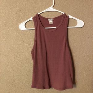 Pink Tank Crop Top